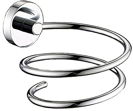 Makidar Porte Sèche Cheveux Support Titulaires de Sèche-Cheveux (Argent)