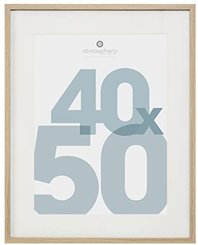 Atmosphera - Cadre photo Manu - bois et verre - 40x50 cm