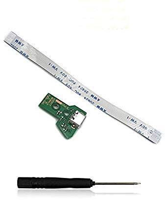 USB Charging Port Socket Board JDS-040 JDS 040 for Sony Playstion 4 PS4 Controller + 12 Pin Ribbon Cable