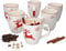 6er Set Kaffeebecher Weihnachten I 300 ml I Schneeflocken & Hirsch I Christmas Tree, X-Mas Time I Glühwein I Eierlikör I Punsch I Tasse I Pott I Steingut