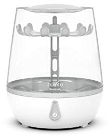 Nuvita STERIEASY 1083 - Sterilisateur Biberons Electrique à Vapeur - Stérilise 6 Biberons en 6 min - Plateau Chauffant en Inox Facile à Nettoyer - Sans BPA - Marque Européenne