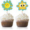 Sun Cupcake Topper Picks, 24 Stück You Are My Sunshine Baby Shower Geburtstag Party Dekorationen