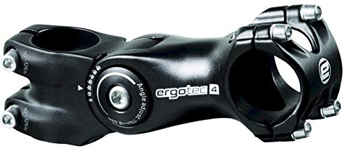 ergotec Octopus 2 Ahead Fahrrad Vorbau 31,8mm verstellbar, Lenker Vorbau für Mountainbike, MTB, Radfahren (105, 25,4mm)