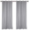 ele ELEOPTION Outdoor Vorhang Wasserdicht,Blickdicht Vorhang Winddicht UV Schutz Sonnenschutz Gardinen für Balkon Garten Hof (4 Stücke / 137 X 244cm, Grau)