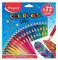 Maped - ergonomische Drei-Kant-Buntstifte, Farbstifte COLOR'PEPS STAR aus FSC-zertifiziertem Holz - 72x Stifte