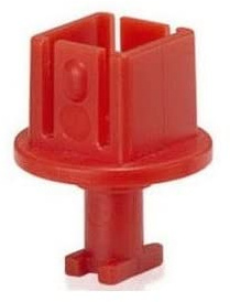 FreeZone 60-Piece 1/2 Socket Holder Expansion Pack, SAE & Metric | Secures 1/2 sockets on pegboard; red color-coded for instant ID; no rolling or lost sockets