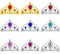 Forreen Prinzessin Tiara Mädchen, 9 Stück Prinzessin Krone Mini Kristall Prinzessin Verkleiden Exquisit Prinzessin Tiara Crown für Cosplay Mädchen Geburtstag Party