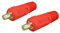 RIVERWELD WIG-Schweißkabel-Panel-Stecker-DKJ35-50 315Amp Schnellmontage Rot 2 Stück