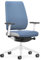 Interstuhl Joyce Interior Edition - ergonomischer Bürostuhl - Schreibtischstuhl mit Synchromechanik - verstellbare Rückenlehne und Lordose - Designer-Rollen (Blau | Weiß)