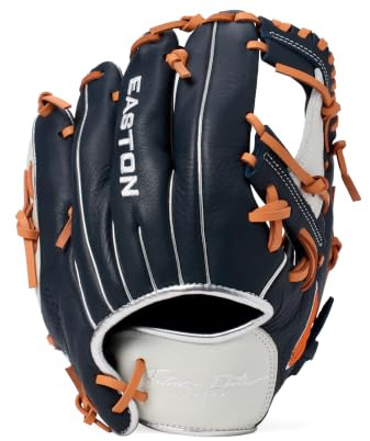 Easton | FUTURE ELITE Baseball Glove | 11 | I-Web | Right Hand Throw | Navy/Orange