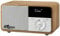 SANGEAN DDR-7X – Kompaktes, tragbares Digital-Radio mit DAB+/FM, Bluetooth, integriertem Akku, Echtholz-Gehäuse, Holz Hell