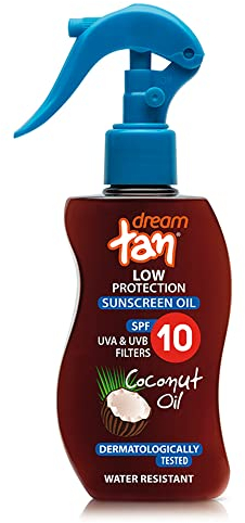 Pharmaid Dream Tan Sunscreen Coconut Oil Low Protection SPF 10 150ml