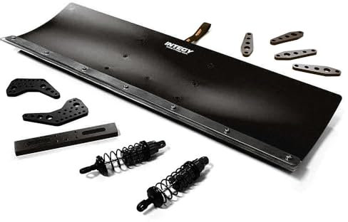 Integy RC-Modell-Schneepflug-Set, Legierung, gefräst, 400 mm, für Losi 1/10 Lasernut U4 4WD Brushless RTR