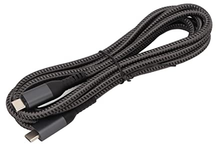 ciciglow Magnetisches USB-C-auf-USB-C-Ladekabel, 100 W, 2 M, USB-C-Schnellladekabel, Ladegerät 10 Gbit/s, 20 V, 5 A, mit LED-Anzeige