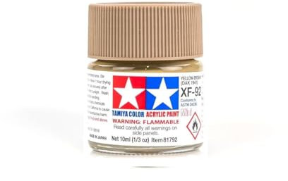 Tamiya XF-92 Amarillo-Marrón DAK 1941 TAM81792 Pintura de Plástico Acrílico