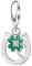 Vierblättriges Kleeblatt Glückshufeisen Charms für Pandora Charms St. Patricks Day Charm aus Sterlingsilber