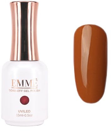 CÔEM - Premium Gel UV Nagellack langanhaltend für UV-Lampe - Gellack Shellac über 400 Farben - Professioneller Look - Nail Polish schnelltrocknend & stark deckend - Gelnagellack 15ml GP149 braunrot