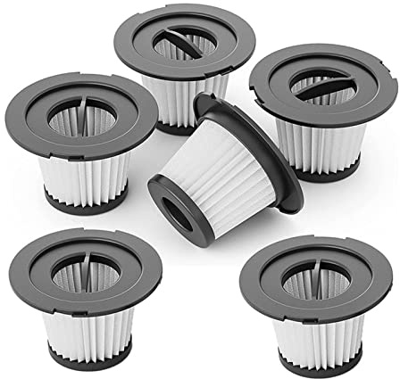 AgaShi 6PCS HEPA-Filter Ersatz Ersatzteile Zubehör Akku-Staubsauger, kompatibel for ORFELD
