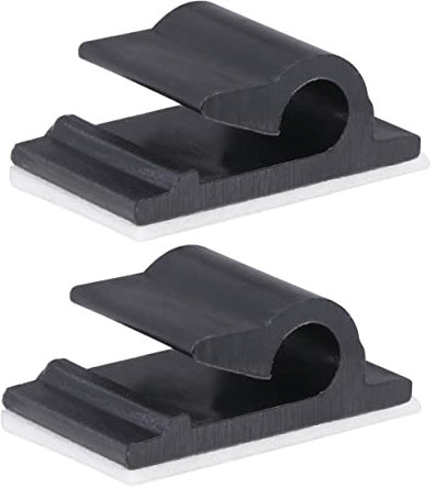 Uonlytech 100st Kabelbinder Kleben Kleine Kabelbinder Kamera Gürtelholster Kabelbinder Für Elektrokabel Kabelclips Weiß Ethernet Kabel Drahthalterklammern Kabelmanagement Klebstoff
