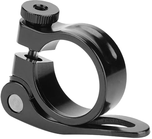 Collarino Reggisella, Morsetto Della Sella di Alluminio, Presa Sicura e Bloccaggio Facile Morsetto Sella Bici 31.8, Morsetto Reggisella Ideale per Mountain Bike e Bici da Strada