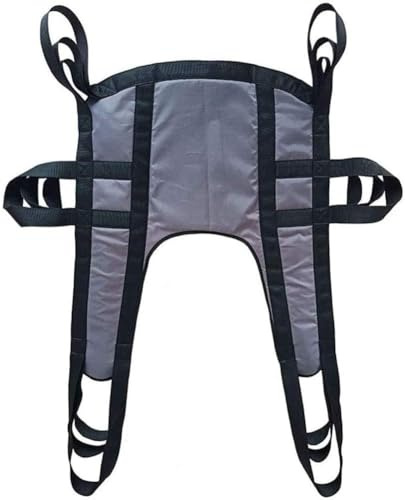 Double Layer Toileting Sling, Divided Leg Sling, One-Person Transferring Belt for Carrying Up And Down Stairs To Bed, Chair,Car, Vehicle