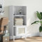 LVHUIDEH Bücherschrank, Holzvitrine, Vitrinenschrank Aufbewahrungsschrank Ordnungssystem für Deko, Wohnzimmer, Schlafzimmer, Büro 60 x 35 x 130 cm Kiefernholz