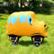 Nine San Walking Lastwagen Luftballons Stehend 3D Schulbus Folienballon with Wheels Car Helium Ballon Walker LKW Kindergeburtstag Deko