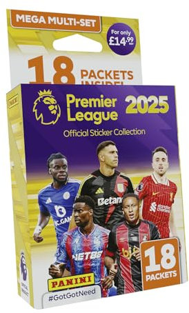 Premier League 2025 Official Sticker Collection - Mega Multiset