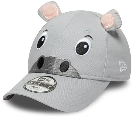 New Era Toddler Cap 9FORTY Animal Nilpferd Grey