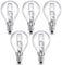 SCNNC E14 G45 Halogenlampe 28W Dimmbar 230V, Halogenlampe E14 28W Warmweiß 2700K, Klar Globe Halogen Classic G45 E14 Tropfenform Halogen für Deckenleuchte, Wandlampe, Stehlampe, 5 Stück