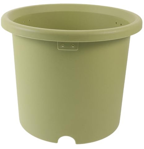 Happyyami Pot de Plantation Pot pour orchidée Jardiniere Plastique Pot pour Plantes d'intérieur Moderne Grand Pot Grand Jardin pour Plantes d'extérieur Petits Pots de Plantes Light Green