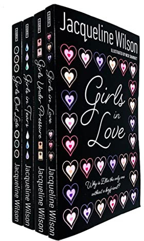 Jacqueline Wilson Girls Series 4 Books Collection Set (Girls in Love, Girls in Tears, Girls Under Pressure, Girls Out Late)