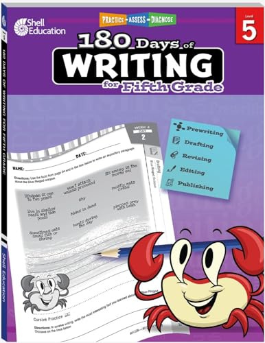 180 Days of Writing for Fifth Grade: Practice, Assess, Diagnose (180 Days of Practice)