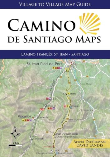 Camino De Santiago Maps: Camino Frances: St Jean - Santiago