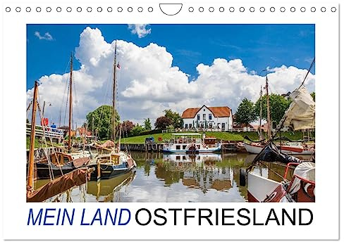 Mein Land, Ostfriesland (Wandkalender 2026 DIN A4 quer), CALVENDO Monatskalender: Brillante Bilder der Nordsee-Küstenidylle (CALVENDO Orte)