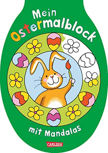 Mein Oster-Malblock mit Mandalas: Über 40 zauberhafte Mandalas für die Frühlingszeit