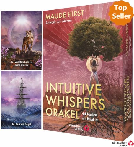 Intuitive Whispers Orakel - 44 Karten mit Booklet - Inspirationskarten (Deutsche Ausgabe des Intuitive Whispers Oracle)