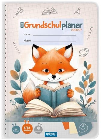 TRÖTSCH Grundschulplaner Fuchs 26/27 A5 Format