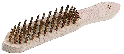 Silverline Brassed Wire Brush 4 Row (PB05)