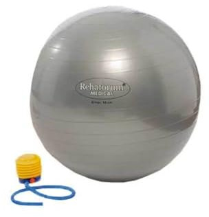 GYMNASTIKBALL Rehaforum 65 cm Silber metallic 1 St