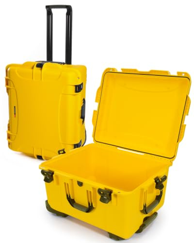 NANUK 960 Wasserdichter Hartschalenkoffer leer - Mit Rädern - Gelb