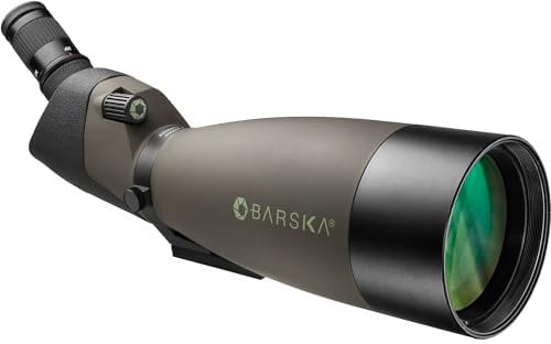 Barska Unisex-Erwachsene AD12164 Spektiv, Schwarz, 25-75x 100mm