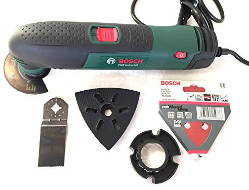 Bosch Utensile Multifunzione A Filo + Valigetta, 1.76 pounds, 28x48x7 mm, Verde, Multiuso, Rugginoso / Industriale, 1 pezzo