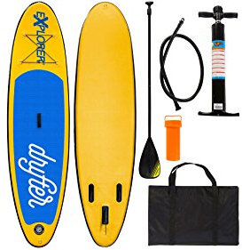 EXPLORER 9'6 SUP STAND UP PADDLE BOARD 290 INFLATABLE ISUP AUFBLASBAR NEU AQUA