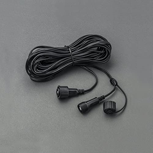 Konstsmide LED System Verlängerungskabel, 10 Meter, Außen (IP44), schwarzes Soft-Kabel - 4801-007, Schwarz
