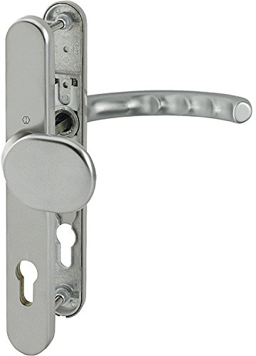 Wechselgarnitur LUXEMBOURG - m Knopf u. Langschild PZ88, Edelstahl - Eff.