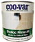 Coo-Var Shellac Prime-All Stain Blocker Sealer & Primer for Wood Plaster Cement with PSP touch-up brush (2.5L)