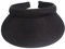 ACVIP Women's Cotton Linen Visor Sun Hat Headband (Black)
