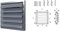 Air Grille Cover Gravity Flap Shutter Extractor Fan Ventilation 8 to 16 (250mm)