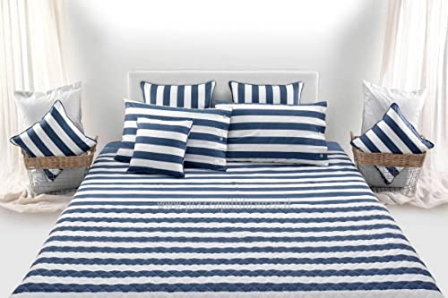 Piazza Pitti Bettwäsche Lumiere Zeile Pariser Baumwolle Beige Zeilen, Platz und Halb Französisch